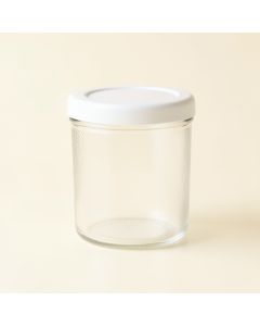 Hill Bend Storage Canister With Lid - White (synthetic illustration; no displayed measurements)