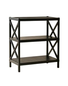 Dune Bend Empty Seed-Starting Shelving Unit Without Lights - Black (synthetic illustration; no displayed measurements)