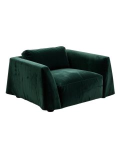 Elissa 74 '' Velvet Flared Arm Settee