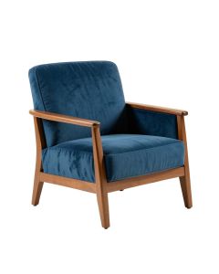 Birch Branch Upholstered Armchair - Blue (synthetic illustration; no displayed measurements)