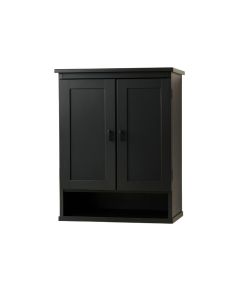 Flint Bridge Wall-Mounted Laundry Cabinet - Black (synthetic illustration; no displayed measurements)