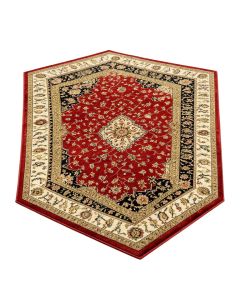 Mabe Power Loom Red/Gold/Beige/Black Rug