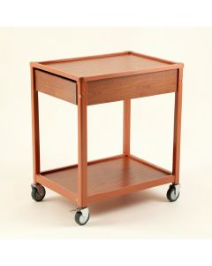 Lake Crossing Empty Rolling Workshop Cart - Terracotta (synthetic illustration; no displayed measurements)