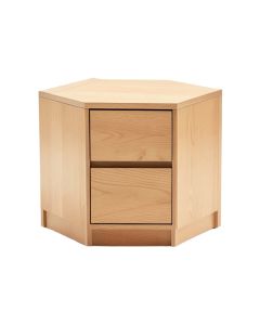 Tekin 2 - Drawer Nightstand In Light Brown (synthetic illustration; no displayed measurements)