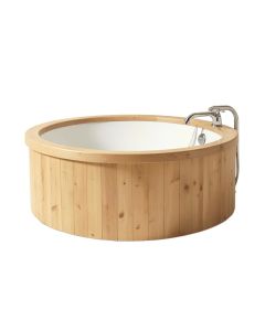 61 '' X 30 '' Freestanding Soaking Bathtub With Faucet