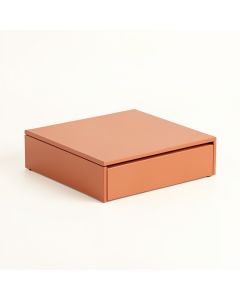 Slate Brook Desktop Monitor Riser - Terracotta (synthetic illustration; no displayed measurements)