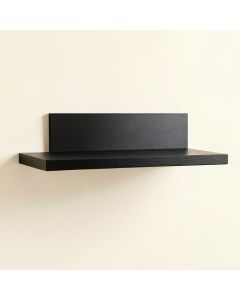Lake Arc Wall-Mounted Shelf - Black (synthetic illustration; no displayed measurements)