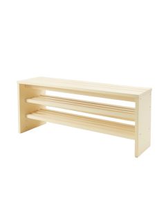 Vale Crossing Shoe Storage Bench - Cream