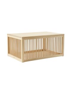 Summit Branch Empty Furniture-Style Pet Crate - Beige
