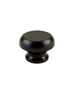River Bridge Cabinet Knob Without Packaging - Black (synthetic illustration; no displayed measurements)