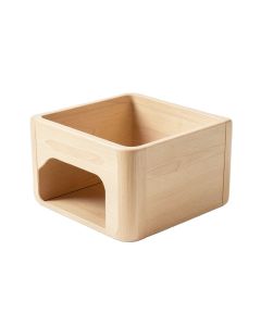 Cedar Brook Empty Furniture-Style Litter Enclosure - Beige (synthetic illustration; no displayed measurements)