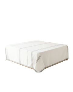 Ash Dale Flat Bed Sheet - White