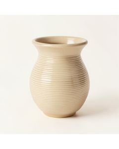 Brook Canyon Empty Decorative Vase - Beige (synthetic illustration; no displayed measurements)