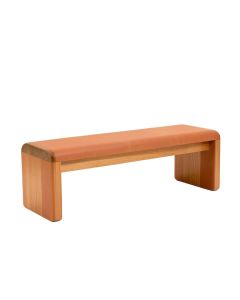 Rowan Bend Indoor Bench - Terracotta (synthetic illustration; no displayed measurements)