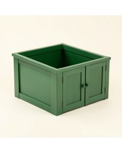 Briar Bluff Empty Furniture-Style Litter Enclosure - Green (synthetic illustration; no displayed measurements)