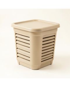 Holly Brook Closed Garden Compost Bin - Beige (synthetic illustration; no displayed measurements)