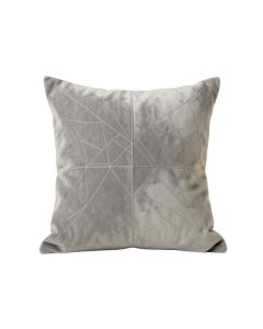 Reed Bluff Filled Accent Pillow - Gray