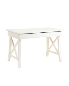 Olive Edge Writing Desk - White (synthetic illustration; no displayed measurements)