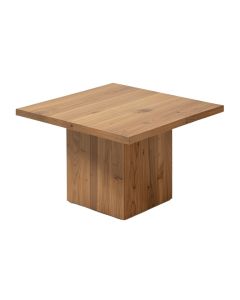 Crowl Solid Wood Block Coffee Table (synthetic illustration; no displayed measurements)