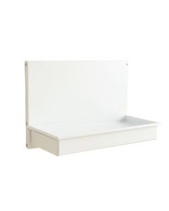 Field Canyon Empty Wall-Mounted Tool Organizer Panel - White (synthetic illustration; no displayed measurements)