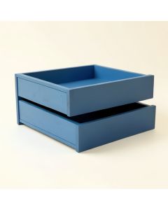 Ash Bridge Under-Desk Drawer Unit - Blue (synthetic illustration; no displayed measurements)