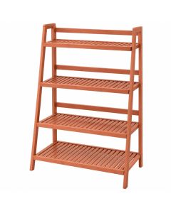 Hill Crest Empty Seed-Starting Shelving Unit Without Lights - Terracotta