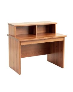 Leandra Solid Wood Desk With Hutch