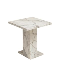 Bettis Marble Top End Table (synthetic illustration; no displayed measurements)