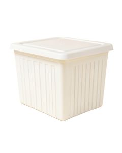 Wren Arc Closed Outdoor Storage Box - White (synthetic illustration; no displayed measurements)
