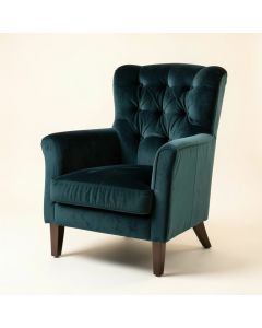 Steiner Tufted Velvet Upholstered King Louis Back Parsons Chair (synthetic illustration; no displayed measurements)