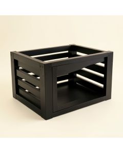 Glen Field Empty Furniture-Style Pet Crate - Black (synthetic illustration; no displayed measurements)