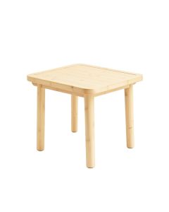 Hazel Bend Compact Balcony Table - Ivory