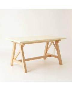 Slate Bridge Empty Workshop Workbench - Cream (synthetic illustration; no displayed measurements)