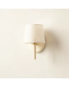 Willow Canyon Wall Sconce Mounted On A Plain Wall - Ivory (synthetic illustration; no displayed measurements)