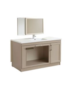 Phoebe Drilling Wall Mount 24 '' Single Bathroom Vanity Set With Handles (synthetic illustration; no displayed measurements)