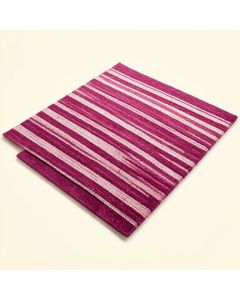 Lacluta Stripe Hand-Woven Wool Magenta Rug (synthetic illustration; no displayed measurements)