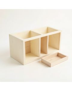 Hill Arc Empty Coffee-Station Organizer - Cream (synthetic illustration; no displayed measurements)