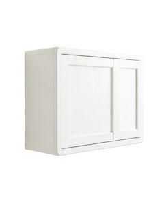 Harbor Dell Wall-Mounted Entry Cabinet - White (synthetic illustration; no displayed measurements)