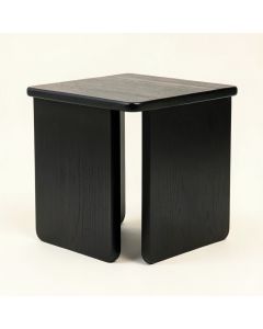 Ash Crossing Side Table - Black (synthetic illustration; no displayed measurements)