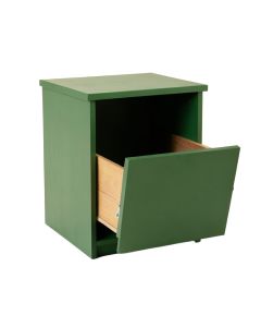 Oak Dale Freestanding Pull-Out Hamper Cabinet - Green