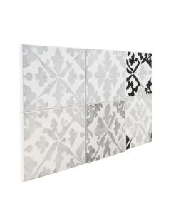 Corola 8 '' X 9 '' Porcelain Patterned Wall & Floor Tile