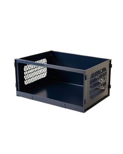 River Canyon Empty Furniture-Style Pet Crate - Navy