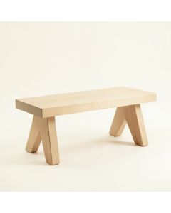 Bay Canyon Indoor Bench - Beige (synthetic illustration; no displayed measurements)