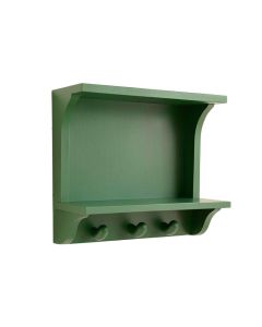 Oak Branch Wall-Mounted Entryway Organizer Shelf - Green