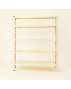 Laurel Brook Empty Seed-Starting Shelving Unit Without Lights - Ivory (synthetic illustration; no displayed measurements)