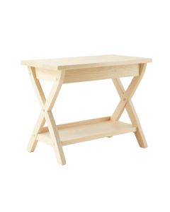 Willow Crest Side Table - Ivory (synthetic illustration; no displayed measurements)