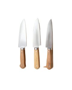 Utensils Knife Metal And Wood Panel Wall Décor