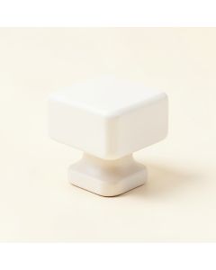 Cliff Crest Cabinet Knob Without Packaging - White (synthetic illustration; no displayed measurements)