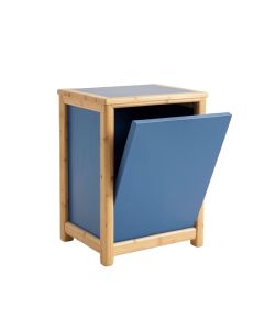 River Brook Freestanding Pull-Out Hamper Cabinet - Blue (synthetic illustration; no displayed measurements)