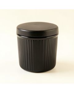 Summit Crest Storage Canister With Lid - Black (synthetic illustration; no displayed measurements)
